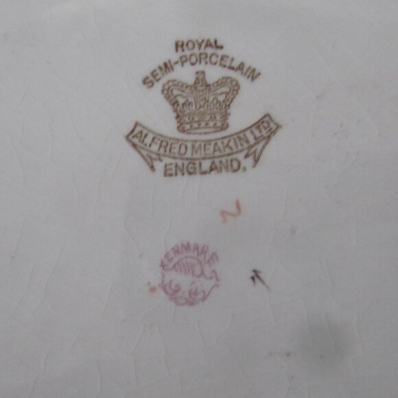 Lg Holiday Serving Platter Alfred Meakin Kenmare Pattern Replacement China - Picture 7 of 8